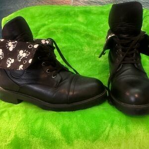 Disney Mickey Mouse leather ankle boots